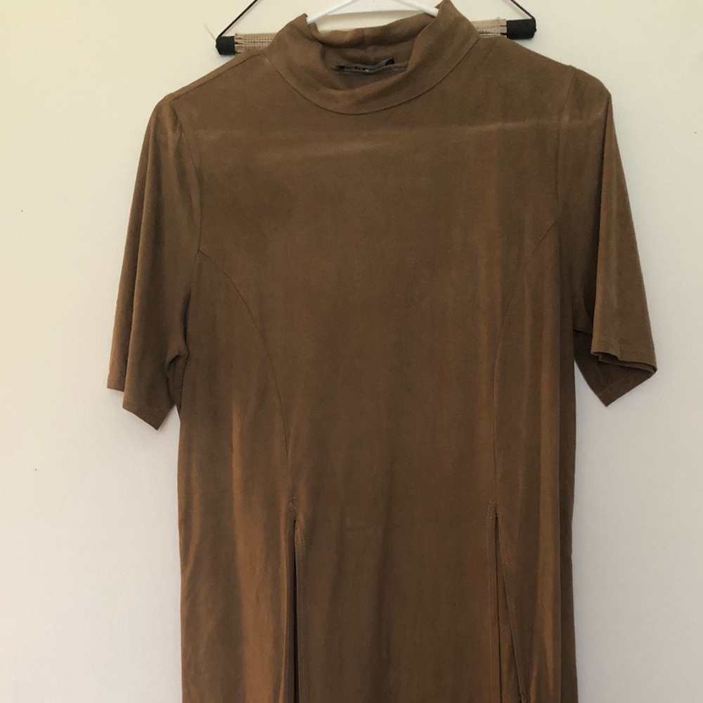Suede top
